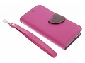 Blad Design Booktype voor Samsung Galaxy J1 - Fuchsia