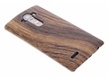 Hout Design Backcover voor LG G4 - Donkerbruin