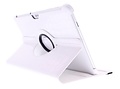 360° Draaibare krokodil Bookcase voor Samsung Galaxy Tab 2 10.1 - Wit