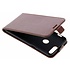 Bruine lederen TPU Flipcase voor de OnePlus 5T Bruine lederen TPU Flipcase voor de OnePlus 5T