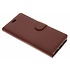 Bruine Litchi Booktype Hoes voor de Alcatel 5 Bruine Litchi Booktype Hoes voor de Alcatel 5