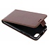 Lederen Flipcase voor Wiko Tommy 3 - Bruin Lederen Flipcase voor Wiko Tommy 3 - Bruin