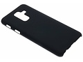 Effen Backcover voor Samsung Galaxy A6 Plus (2018) - Zwart