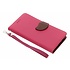 Blad Design Booktype voor Samsung Galaxy A6 Plus (2018) - Fuchsia Blad Design Booktype voor Samsung Galaxy A6 Plus (2018) - Fuchsia