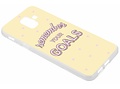 Design Backcover voor Samsung Galaxy A6 (2018) - Quote