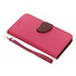 Fuchsia blad design TPU booktype hoes voor de Huawei P Smart Fuchsia blad design TPU booktype hoes voor de Huawei P Smart