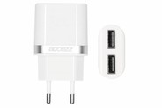 Accezz Witte Dual Port Wall Charger - 2.4A