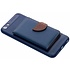 Blad Design Backcover voor iPhone 6(s) Plus - Blauw Blad Design Backcover voor iPhone 6(s) Plus - Blauw