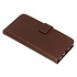 Selencia Bruine echt lederen booktype hoes voor de Samsung Galaxy S8 Selencia Bruine echt lederen booktype hoes voor de Samsung Galaxy S8