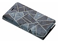 Design Softcase Booktype voor Sony Xperia XZ2 Compact - Grafisch Blauw