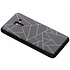 Zwart grafisch design glazen hardcase voor de Samsung Galaxy A8 (2018) Zwart grafisch design glazen hardcase voor de Samsung Galaxy A8 (2018)