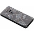 Grijs grafisch design glazen hardcase voor de Samsung Galaxy S9 Plus Grijs grafisch design glazen hardcase voor de Samsung Galaxy S9 Plus