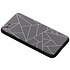 Zwart grafisch design glazen hardcase voor de iPhone 8 / 7 Zwart grafisch design glazen hardcase voor de iPhone 8 / 7