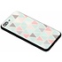 Grafisch driehoekjes design glazen hardcase voor de iPhone 8 Plus / 7 Plus Grafisch driehoekjes design glazen hardcase voor de iPhone 8 Plus / 7 Plus