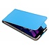 Selencia Blauwe Luxe TPU Flipcase voor de Huawei Y6 (2018) Selencia Blauwe Luxe TPU Flipcase voor de Huawei Y6 (2018)