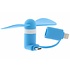 Smartphone ventilator Micro-USB / Lightning - Blauw Smartphone ventilator Micro-USB / Lightning - Blauw