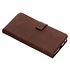 Selencia Bruine echt lederen booktype hoes voor de Motorola Moto G6 Plus Selencia Bruine echt lederen booktype hoes voor de Motorola Moto G6 Plus