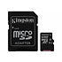 Kingston 64GB microSDHC 1 geheugenkaart klasse 10 + adapter Kingston 64GB microSDHC 1 geheugenkaart klasse 10 + adapter