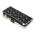Cubes Black design luxe portemonnee hoes voor de Samsung Galaxy A6 Plus (2018) Cubes Black design luxe portemonnee hoes voor de Samsung Galaxy A6 Plus (2018)