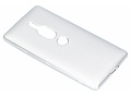 Carbon Softcase Backcover voor Sony Xperia XZ2 Premium - Zilver