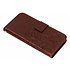 Bruine klavertje bloemen booktype hoes voor de iPhone Xr Bruine klavertje bloemen booktype hoes voor de iPhone Xr