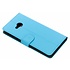 Blauwe luxe booktype hoes voor de HTC U Play Blauwe luxe booktype hoes voor de HTC U Play