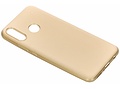 Carbon Softcase Backcover voor Huawei Nova 3 - Goud