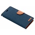 Mercury Goospery Blauwe Canvas Diary Case voor de Samsung Galaxy J6 Mercury Goospery Blauwe Canvas Diary Case voor de Samsung Galaxy J6