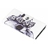 Doodshoofd design TPU booktype hoes voor de Nokia 6.1 Doodshoofd design TPU booktype hoes voor de Nokia 6.1