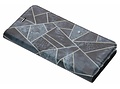 Design Softcase Booktype voor Nokia 5.1 - Grafisch Blauw