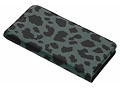 Design Softcase Booktype voor Nokia 5.1 - Panter Groen