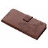 Bruine klavertje bloemen booktype hoes voor de Huawei Mate 20 Lite Bruine klavertje bloemen booktype hoes voor de Huawei Mate 20 Lite
