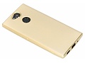 Carbon Softcase Backcover voor Sony Xperia XA2 - Goud