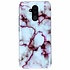 Design Backcover voor Huawei Mate 20 Lite - Marmer Wit / Paars Design Backcover voor Huawei Mate 20 Lite - Marmer Wit / Paars