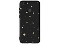 Design Backcover Color voor Huawei P Smart - Gouden Sterren