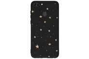 Design Backcover Color voor Huawei P Smart - Gouden Sterren