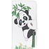 Panda in boom design TPU booktype hoes voor de Huawei P Smart Plus Panda in boom design TPU booktype hoes voor de Huawei P Smart Plus