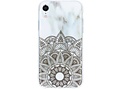 Design Backcover voor iPhone Xr - Mandala Marmer