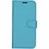 Blauwe litchi booktype hoes voor de Nokia 7.1 Blauwe litchi booktype hoes voor de Nokia 7.1