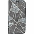 Grijs Grafisch Design TPU Bookcase voor de iPhone Xs Max Grijs Grafisch Design TPU Bookcase voor de iPhone Xs Max