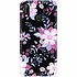 Selencia Black Flowers Passion Hard Case voor de Huawei P20 Lite Selencia Black Flowers Passion Hard Case voor de Huawei P20 Lite