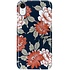 Passion Backcover voor iPhone Xr - Bloemen Donkerblauw Passion Backcover voor iPhone Xr - Bloemen Donkerblauw