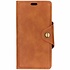 Bruine button booktype hoes voor de Motorola Moto E5 Play Bruine button booktype hoes voor de Motorola Moto E5 Play