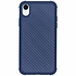 Xtreme Carbon Backcover voor iPhone Xr - Blauw Xtreme Carbon Backcover voor iPhone Xr - Blauw