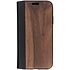 Bruine hout lederen booktype hoes voor de iPhone Xr Bruine hout lederen booktype hoes voor de iPhone Xr