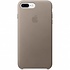 Apple Beige Leather Case voor de iPhone 8 Plus / 7 Plus Apple Beige Leather Case voor de iPhone 8 Plus / 7 Plus