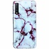 Design Backcover voor Samsung Galaxy A7 (2018) - Marmer Wit / Paars Design Backcover voor Samsung Galaxy A7 (2018) - Marmer Wit / Paars
