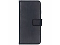 Selencia Echt Lederen Booktype voor iPhone 8 / 7 / 6s / 6 - Donkerblauw