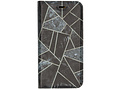 Accezz Design Siliconen Booktype voor de Huawei P20 Lite - Grafisch Blauw