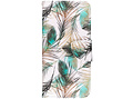 Design Softcase Booktype voor de Huawei P Smart Plus (2019) - Pauw Goud